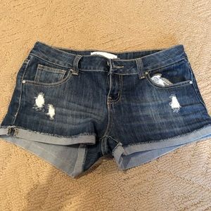 Tillys rsq Malibu shorts dark wash